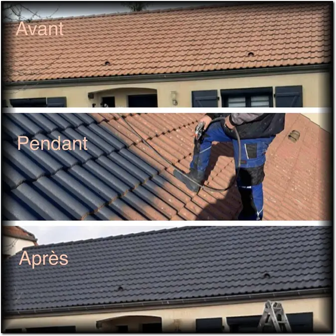 Peinture de toiture, hydrofuge coloré toiture Saint-Pourçain-sur-Sioule, Allier (03)